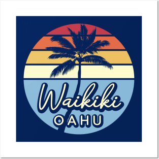 Waikiki Oahu Hawaii Posters and Art